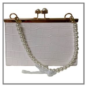SHEIN White Evening Shoulder or Strap Bag